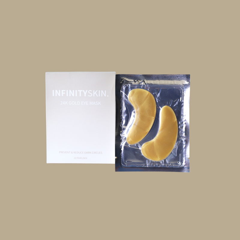 INFINITY SKIN 24K GOLD EYE MASK 10  pieces